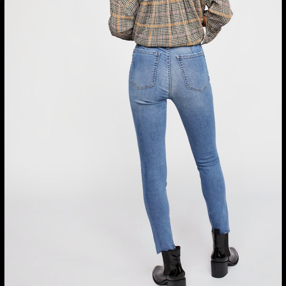 Free People Pintuck Skinny Jeans - Picture 2 of 10